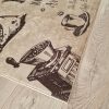 Konyhai szőnyeg "COFFEE" bársonyos, csúszásmentes, mosható, 60x180