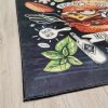 Konyhai szőnyeg "HAMBURGER" bársonyos, csúszásmentes, mosható, 70x200