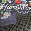 Konyhai szőnyeg "HAMBURGER" bársonyos, csúszásmentes, mosható, 70x200